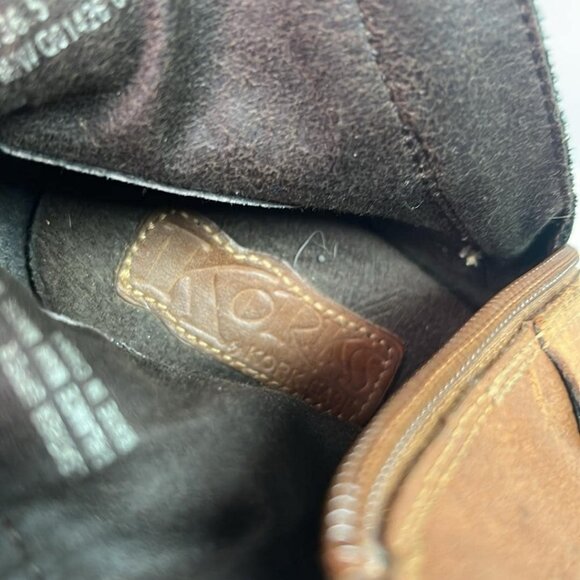 Korks by Kork Ease Brown Leather Zip Wedge Heel Ankle Boots Women's 6M - Picture 10 of 16